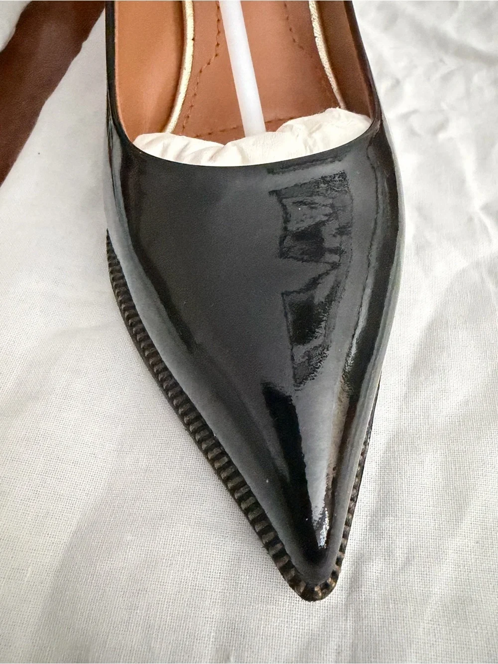 Givenchy Black Patent heels size 8